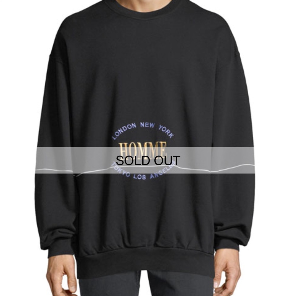 Balenciaga “Homme” sweater